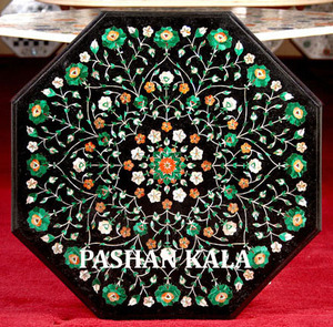 Octagonal Shape White Marble Inlay <b>Table</b> <b>Top</b> With Fine Finished for Home and Restaurant <b>Decoration</b> Purpose in Cheapest Price - Product Image 4