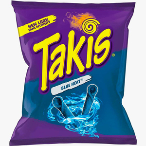 Takis Rolled Tortilla Chips - Fuego Hot Chili und Lime & Takis Limited Edition Blue Heat Pepper 92.3g - Product Image 5