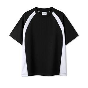 เสื้อยืดถักลายบล็อกสีสันใหม่ สำหรับผู้ชายและผู้หญิง สวมใส่สบายๆ ในฤดูร้อน แขนสั้น คุณภาพดี เหมาะสำหรับใส่เล่นกีฬาและสวมใส่ทั่วไป - Product Image 6