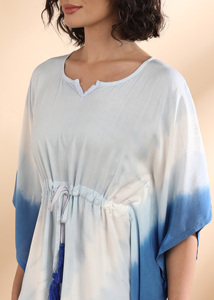 High Quality Designer Rayon <b>Kaftan</b> Tie Dyed <b>Summer</b> Daily Wear Regular Fit Sweetheart neck at Best Price by Supplier - Product Image 2