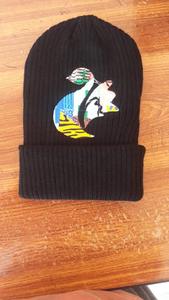 Children's Winter Beanies Gray Dinosaur Print Earflap <b>Hat</b> With Pom-Pom Unisex Winter Beanie Cute Jacquard Knit Outdoor Warm <b>Hat</b> - Product Image 5