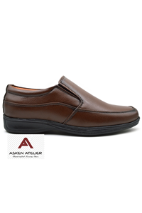 Men's Premium Leather Slip-On Loafers – Classic Formal Business Dress Shoes <b>by</b> Asken Atelier - Product Image 4