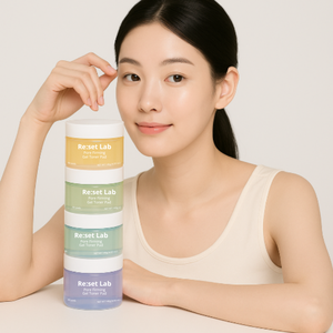 Cuscinetti lenitivi in Gel Toner realizzati in Corea per alleviare il rossore e la cura della Texture della pelle morbidi in cotone per il viso con Formula idratante - Product Image 4