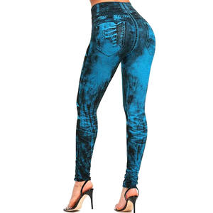 Women's Casual Knitted High Quality Breathable Lightweight Waist Eco-Friendly Quick Dry Fitness Yoga Sports High <b>Stretch</b> <b>Legging</b> - Product Image 2