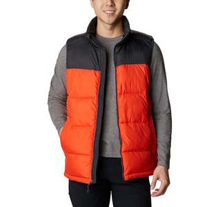 Gilet d'hiver pour homme de haute qualité, personnalisé, col montant, imperméable, en toile, réversible, respirant, sans manches - Product Image 1