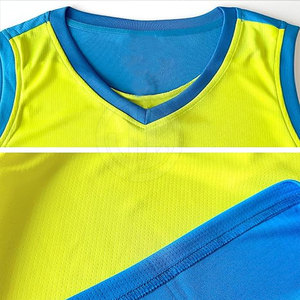 Wholesale <b>Cheap</b> Basketball Uniforms with Sleeveless Design Polyester Material Breathable Feature Team Uniforms - Product Image 4