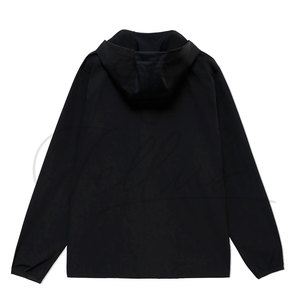 ชุดเซ็ตผู้ชาย OEM สองชิ้น เสื้อแจ็คเก็ตและกางเกงขาสั้นกันลมแบบสั่งทำพิเศษ ซิปเต็มตัว ผ้าไนลอน ชุดเซ็ตกางเกงขาสั้นกันลมสองชิ้น - Product Image 4