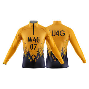 Maillot de cyclisme personnalisé grande taille, respirant, sans coutures, à manches longues, pour vélo de route, séchage rapide, évacuation de l'humidité, nom personnalisé imprimé - Product Image 4