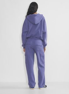 2026 European and American Hot Style Spring <b>Women's</b> Plus Size Sports <b>Leisure</b> Hooded 100% Cotton Sweater <b>Suit</b> Two-piece Set - Product Image 2
