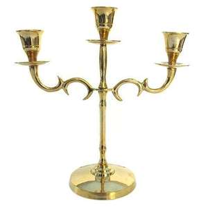 Candelabro de 5 Brazos, Color Dorado Personalizado, Candelabro Dorado Mate para Bodas, Candelabro Metálico Decorativo de 5 Brazos - Product Image 6