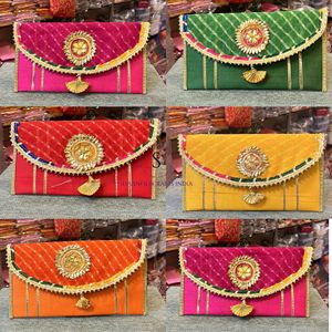 New Arrival 2025 Beautiful Women <b>Bags</b> and Gotta Patti Work Lehriya Printed Designs Hand <b>Bags</b> for Wedding , Hldi ,mehendi Decor - Product Image 2