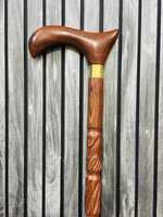 Canne de marche artisanale Orion de haute qualité en corne sculptée à la main, écologique, style traditionnel, pour seniors et adultes, utilisation en extérieur, idéale pour offrir
