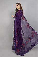 Saris traditionnels indiens et pakistanais, sari en coton avec motif imprimé en feuille d'aluminium, saris traditionnels élégants inspirés d'Inde et du Pakistan - Product Image 2