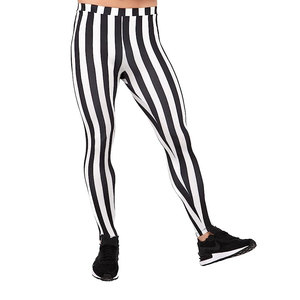 Leggings longs unis Voxstyle Enterprises pour hommes, taille élastique, respirants, en Spandex/Nylon 220g - Product Image 1