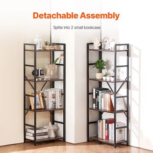 Libreria rustica in metallo a 11 livelli per la categoria di prodotti per camere da letto e ufficio - Product Image 5