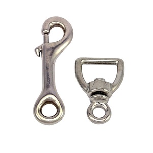Mousqueton pivotant à gâchette en fer malleable zingué de haute qualité, modèle TW Origin LAM 161 163M4, pour usage extérieur - Product Image 3