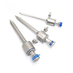 Ensemble d'instruments orthopédiques endoscopiques pour artroscopie chirurgicale, source d'alimentation manuelle avec trocart sans lame réutilisable - Product Image 6