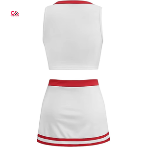 Comfortable Quick Dry <b>100</b>% <b>Polyester</b> Unisex Adult Cheerleading Uniform with Matching Briefs Halloween Costume Dress up - Product Image 3