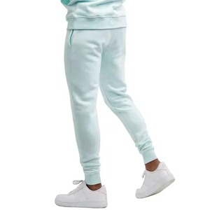 Ensemble de survêtement d'entraînement en polyester technique pour homme 2025, motif uni, deux pièces, pour le jogging d'hiver - Product Image 1