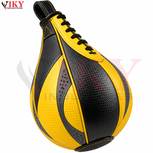 VIKY INDUSTRIES VI-BTB-1616 Ballon de vitesse de boxe en cuir PU robuste - Léger, rebond élevé, poids personnalisable pour la boxe - Product Image 3