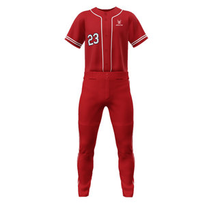 Custom Design Two Piece Set Baseball Uniform Reasonable Price Baseball Uniform New Arrival Baseball Uniform - Product Image 1