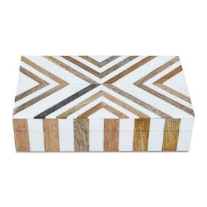 Boîte de rangement en MDF avec incrustation en résine, très vendue, boîte de rangement décorative avec incrustation en résine, boîte à bijoux en résine à très bon prix - Product Image 3