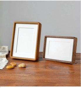 Marco de Fotos de Madera Ecológico Hecho a Mano por Artesanos, Impresión Personalizada, Decorativo, Rectangular, Vertical, para Mesa - Product Image 1