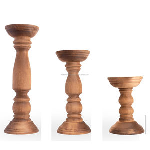 Bougeoir en bois fait main d'Indian Supply avec durable pour la décoration de table de la maison et du bureau à vendre - Product Image 6