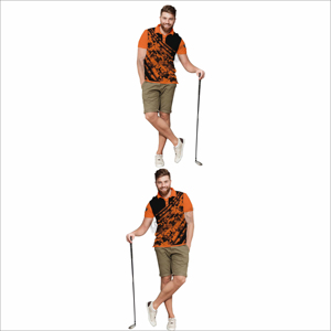 Chemises polo confortables pour hommes, tissu en toile respirant, manches courtes, design personnalisable pour le travail et les occasions décontractées - Product Image 5