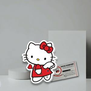 Palette d'extensions de cils magnétiques personnalisées Hello Kitty – Nouveaux modèles Cœur, Carré, Fleur, Papillon, Diamant – Tuiles acryliques pour cils - Product Image 1