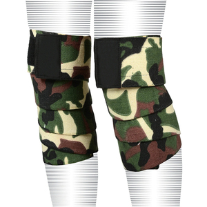 Genouillères de camouflage respirantes en néoprène, avec absorption des chocs et fermeture auto-agrippante - Product Image 4