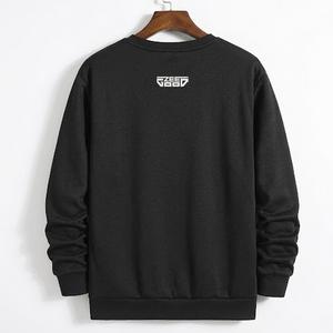 Sweat-shirts d'hiver pour hommes, nouveau design, avec logo personnalisé imprimé, teinture unie, 100% coton, décontractés et confortables - Product Image 5