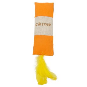 Giocattolo per Gatti Rettangolare in Peluche Stropicciato con Finta Pelliccia e Catnip, Gioco Interattivo e di Movimento per Animali Domestici - Product Image 4