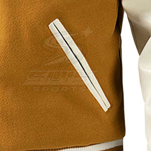 Chaqueta Letterman para Hombre, Elegante, Ajustada, Informal, Cálida, Moderna y Cómoda - Product Image 5