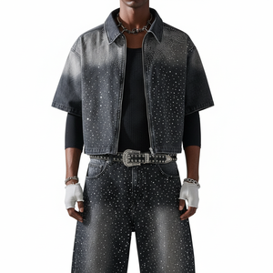 Survêtement à strass pour homme à prix bas, vente en gros, pour le sport, l'entraînement et le jogging - Product Image 1