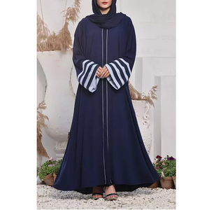 Venta al por Mayor de Fábrica, Ropa Musulmana Tradicional, Estilo Árabe de Oriente Medio, Túnica Simple para Mujer, Abaya, Kaftan, Abayas Árabes de Qatar y Kuwait - Product Image 2