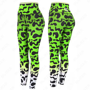 Leggings d'entraînement de contrôle du ventre taille haute pour femmes pantalons de yoga ultra doux Leggings extensibles à 4 voies Leggings de yoga taille élastique - Product Image 5