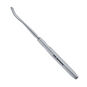 Raspador Glabella de 20 cm, curvo, de empuje y tracción, para cirugía de hueso nasal, rinoplastia y contorno facial - Product Image 6