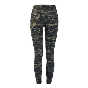 Leggings VYRRA taille mi-haute, couleur unie, longueur intégrale, extensibles, respirants, pour femme, avec empiècements en maille, violet et noir - Product Image 5