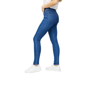 Mid Waist Wide Leg Plus Size Loose Women's Jeans Full Length Stonewashed <b>Denim</b> Casual Style Button Fly Solid Color <b>Stretch</b> - Product Image 2