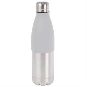 Bouteille d'eau en acier inoxydable avec revêtement en silicone sans BPA, poignée mate, gobelet isotherme sport, gourde métallique écologique pour l'extérieur - Product Image 1