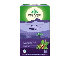 Tulsi Tea Mulethi 18 Bolsitas de Té de Organic India, Paquete de 3 - Product Image 1