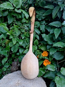 Cuillère à thé en bois écologique, cuillère à café, à thé et à sucre en bois naturel, outil de cuisine réutilisable - Product Image 2