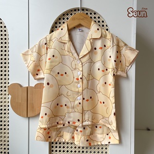 Ensemble de pyjama pour enfants SeunKids avec imprimé animal, doux et respirant, vêtements de maison pour garçons et filles, fabriqué au Vietnam - Product Image 2