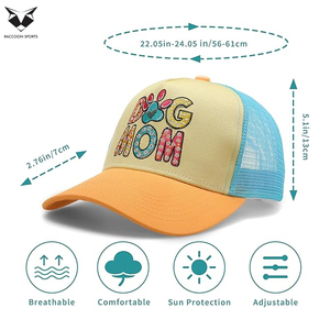 Gorras de béisbol de malla transpirable de estilo único, ajustables, para verano, con impresión de logotipo propio, recién llegadas, del mejor proveedor, para adultos. - Product Image 2