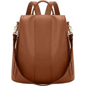 Mochila de Piel de Cabra Premium para Mujer, Acabado Suave, Bolso de Moda para Viajes y Uso Diario con Interior Espacioso - Product Image 1