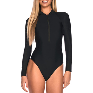 Maillot de surf écologique pour femme, manches longues, deux pièces, séchage rapide, protection UV, idéal pour la randonnée et la natation - Product Image 4