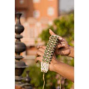 Conjunto de Joyería Étnica Kundan de Plata de Ley 925, Collar y Pendientes de Lujo para Novia India, Conjuntos de Boda Vintage - Product Image 3