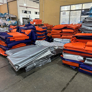 Lona de Polietileno de Alta Resistencia, Impermeable, Color Azul/Naranja, Gran Durabilidad, Gran Capacidad, Opciones de Tamaño y Color Personalizadas - Product Image 3