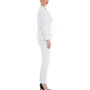 Ladies Professional Pant Suit Elegant <b>Blazer</b> Trouser <b>Set</b> Modern Business Office Clothing Manufacturer - Product Image 5